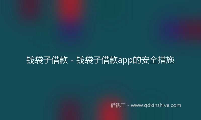 钱袋子借款 - 钱袋子借款app的安全措施