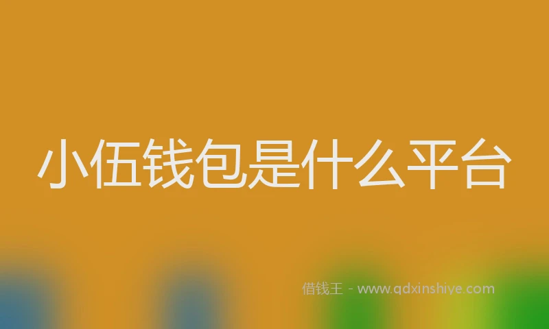 小伍钱包是什么平台