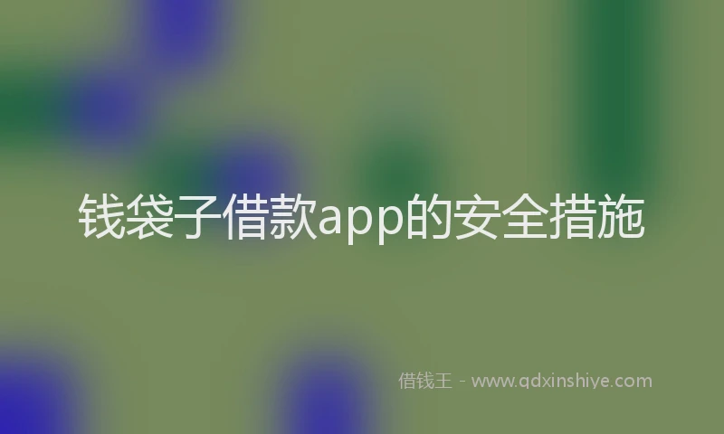钱袋子借款app的安全措施