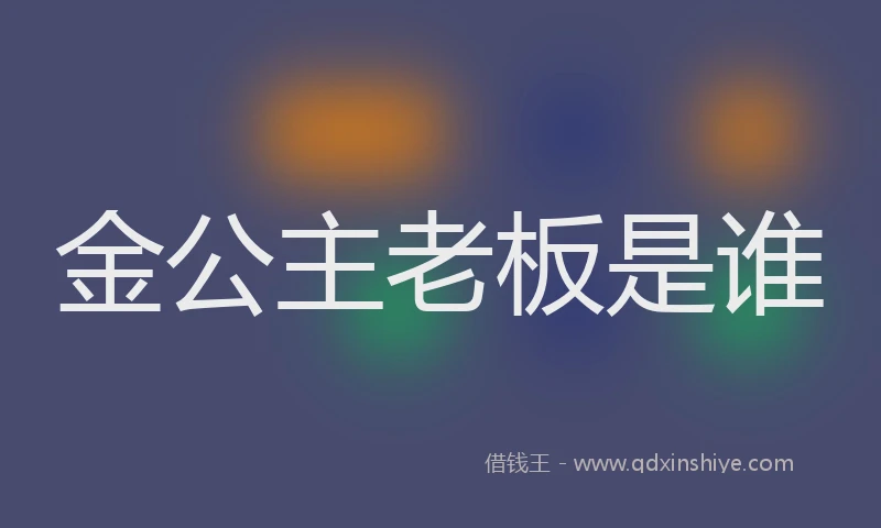 金公主老板是谁