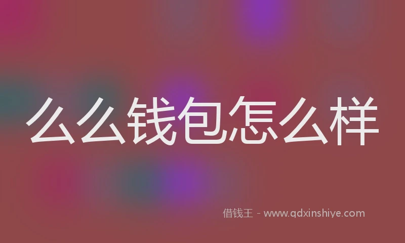 么么钱包怎么样