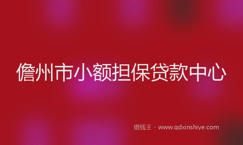 儋州市小额担保贷款中心