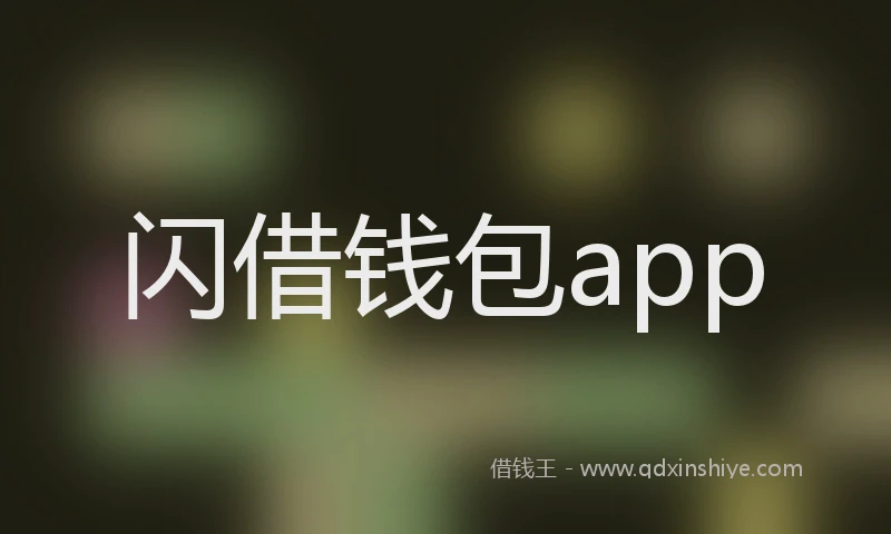 闪借钱包app