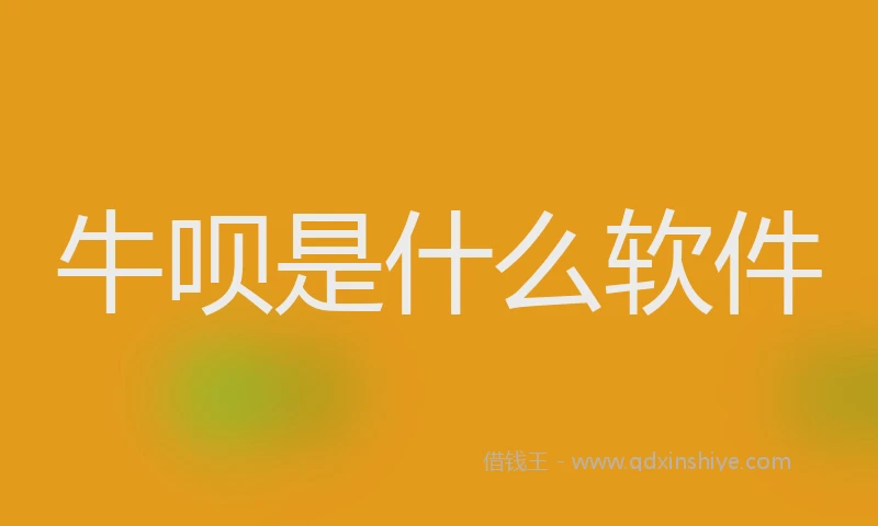 牛呗是什么软件