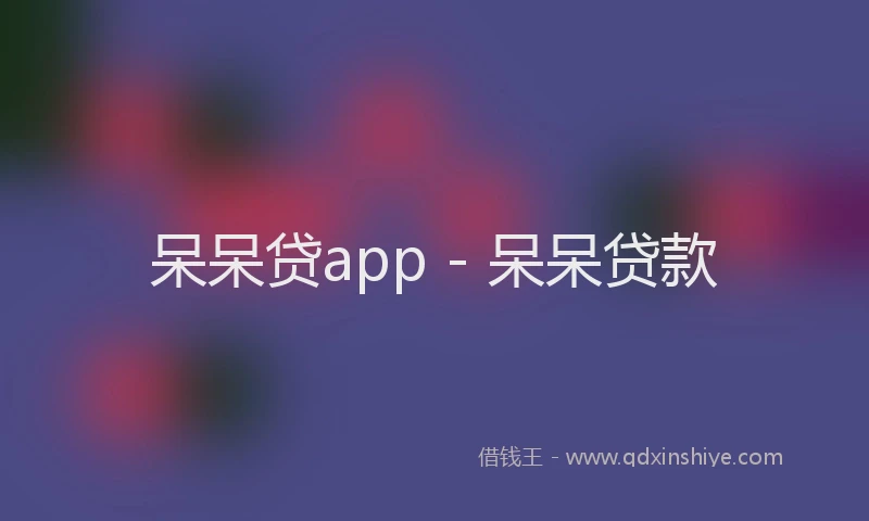 呆呆贷app - 呆呆贷款