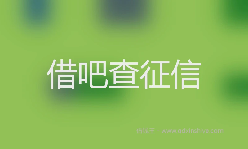 借吧查征信