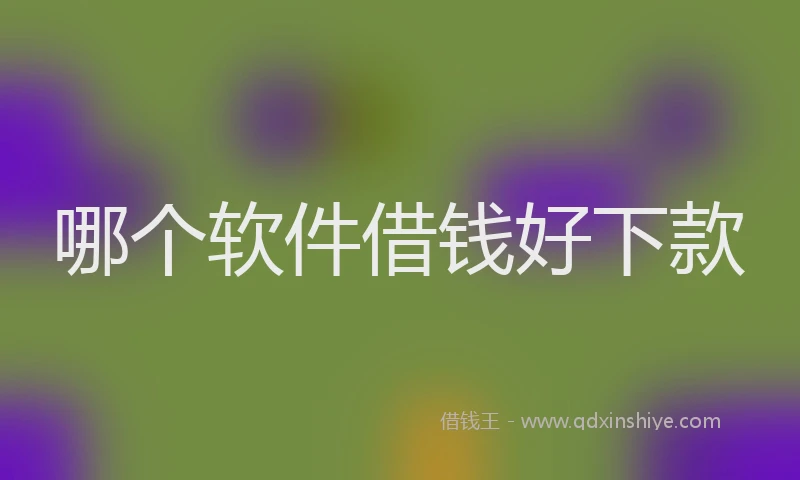哪个软件借钱好下款