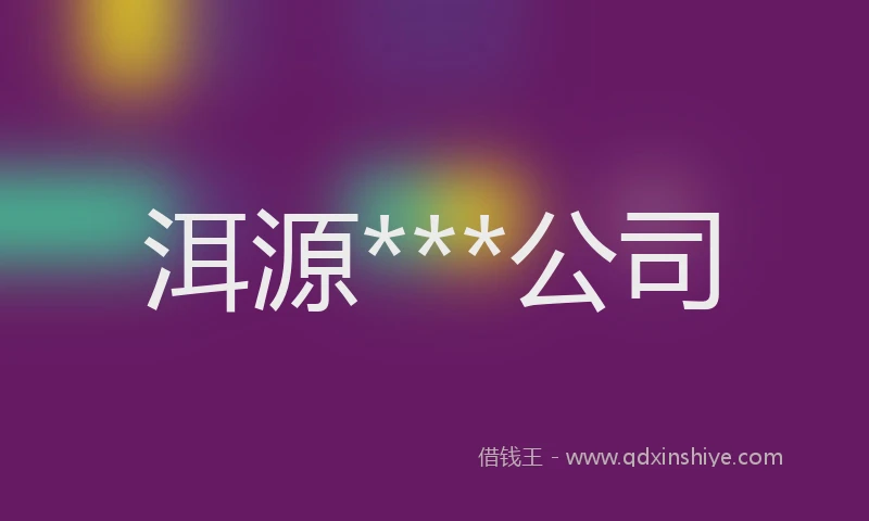 洱源***公司