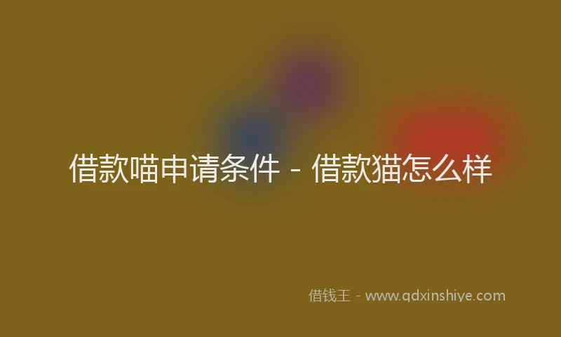 借款喵申请条件 - 借款猫怎么样