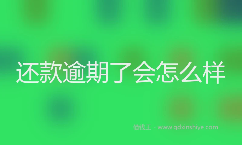 还款逾期了会怎么样
