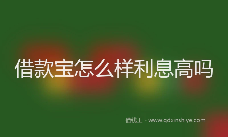 借款宝怎么样利息高吗