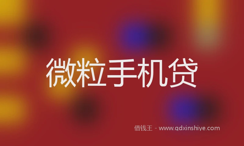 微粒手机贷