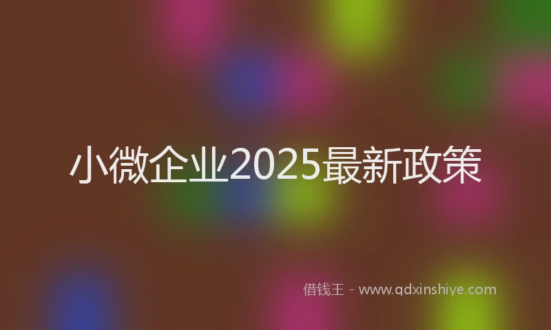 小微企业2025最新政策