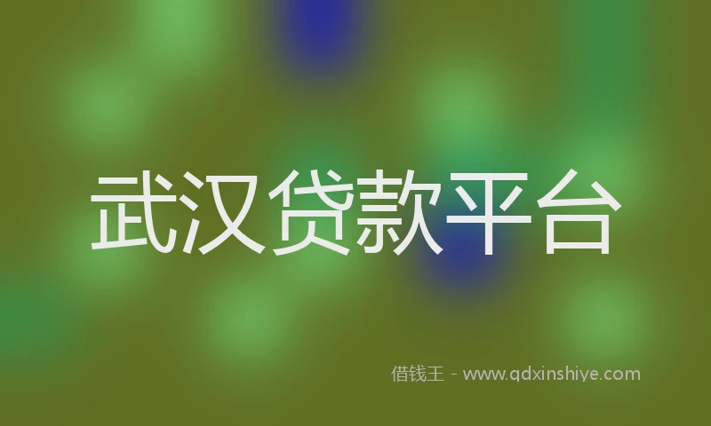 武汉贷款平台
