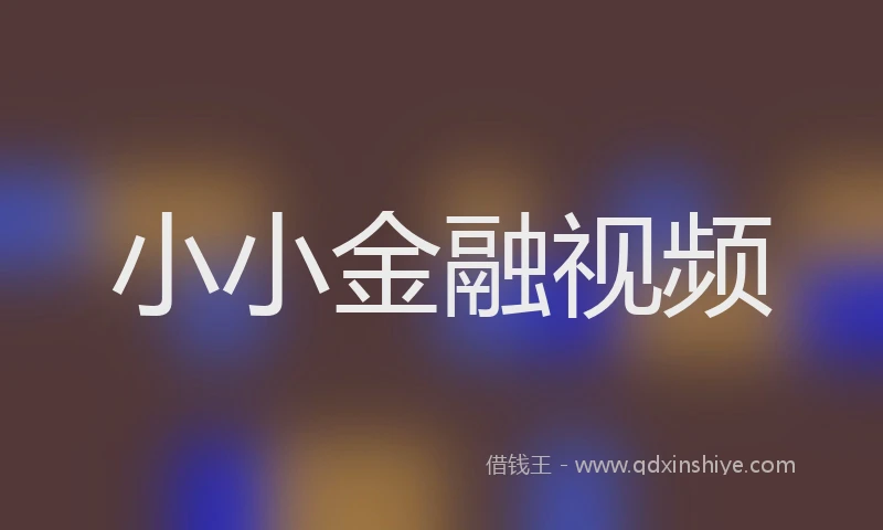 小小金融视频
