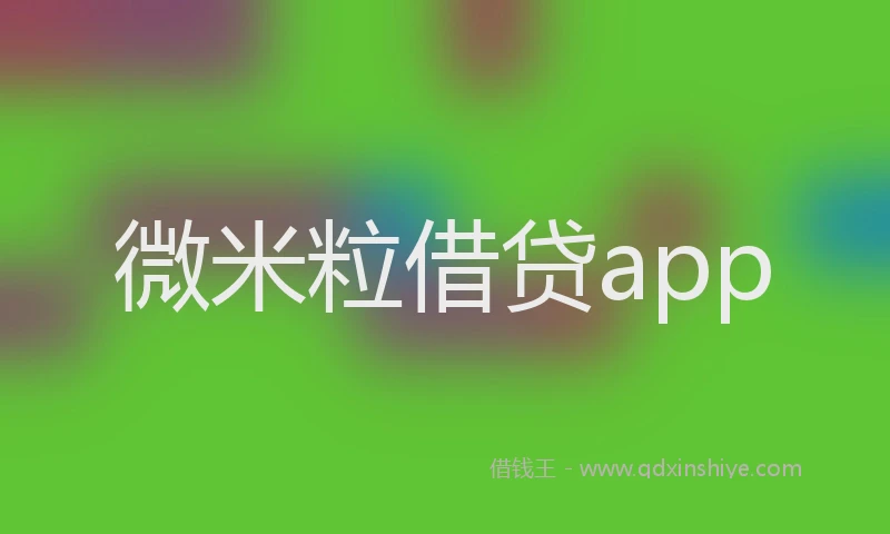 微米粒借贷app