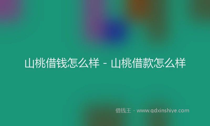 山桃借钱怎么样 - 山桃借款怎么样