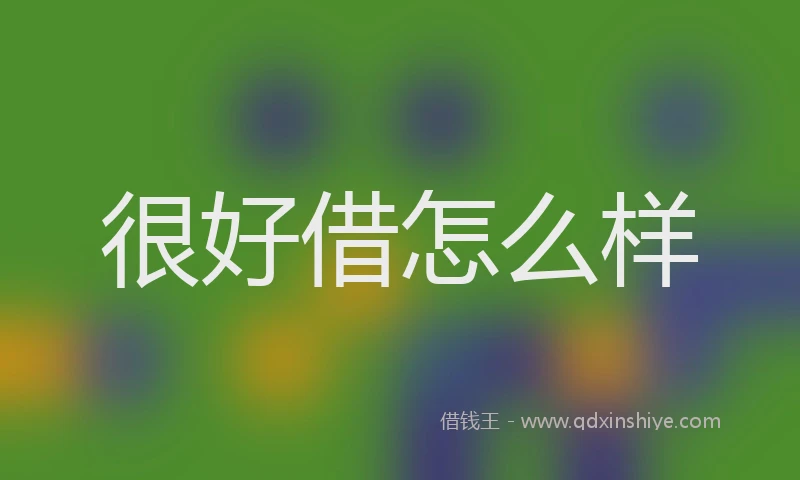 很好借怎么样