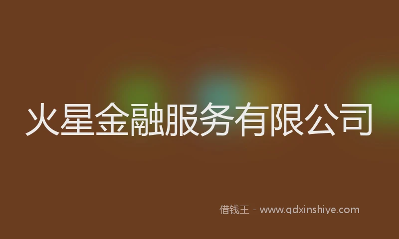 火星金融服务有限公司