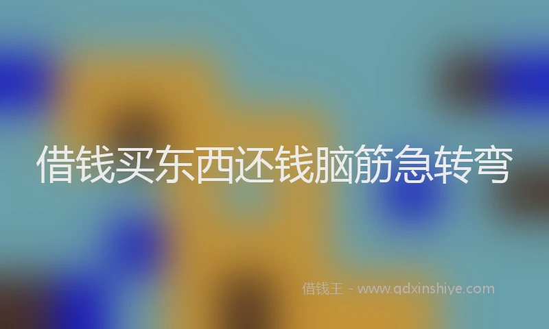 借钱买东西还钱脑筋急转弯