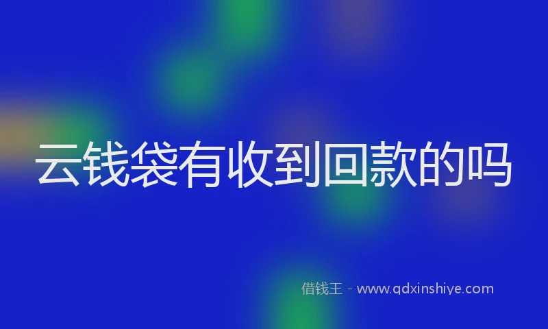 云钱袋有收到回款的吗
