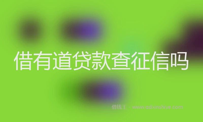 借有道贷款查征信吗