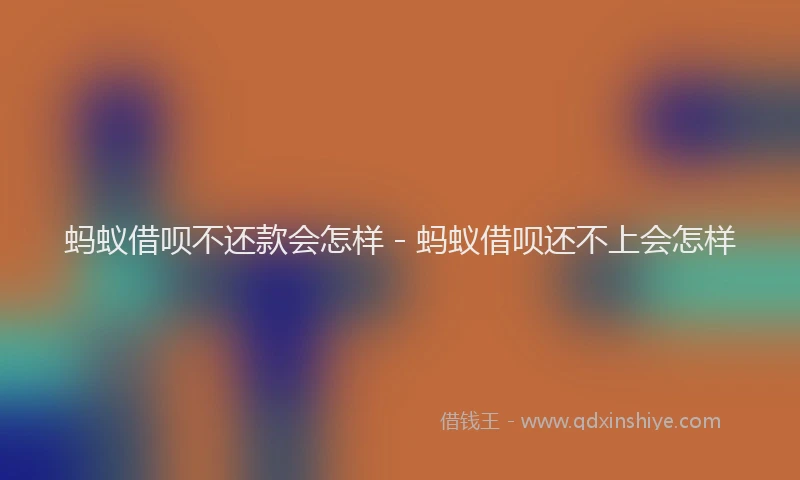 蚂蚁借呗不还款会怎样 - 蚂蚁借呗还不上会怎样
