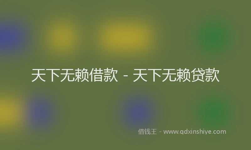 天下无赖借款 - 天下无赖贷款