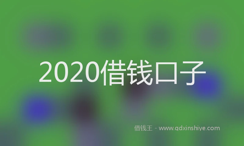 2020借钱口子