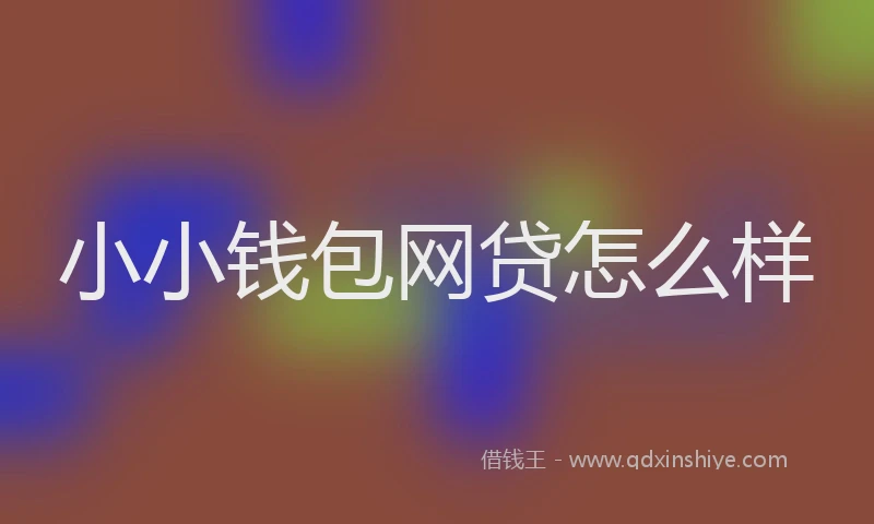 小小钱包网贷怎么样
