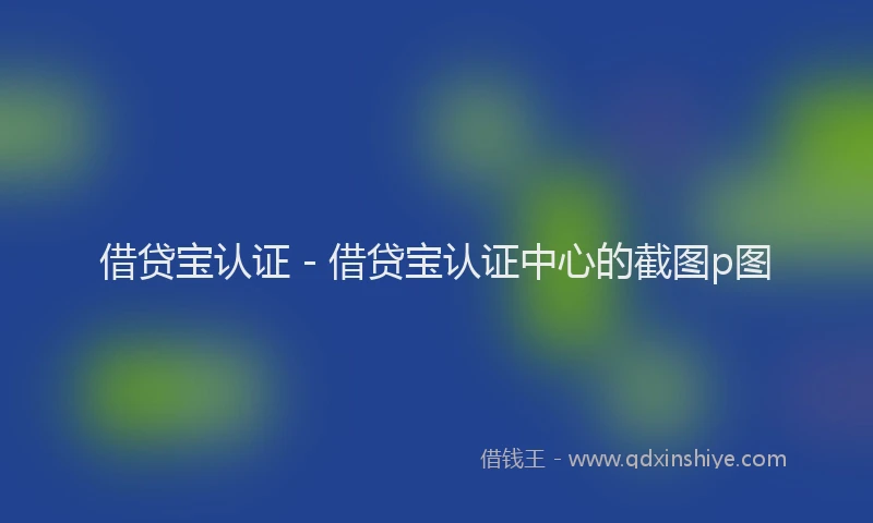 借贷宝认证 - 借贷宝认证中心的截图p图