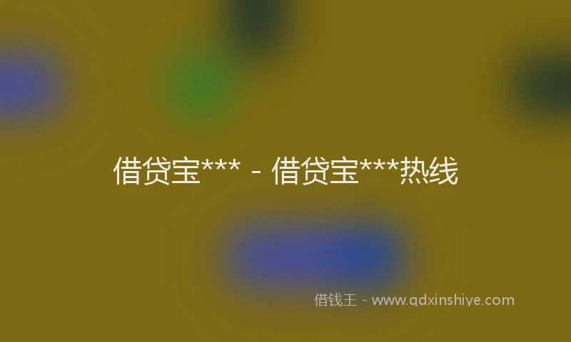 借贷宝*** - 借贷宝***热线