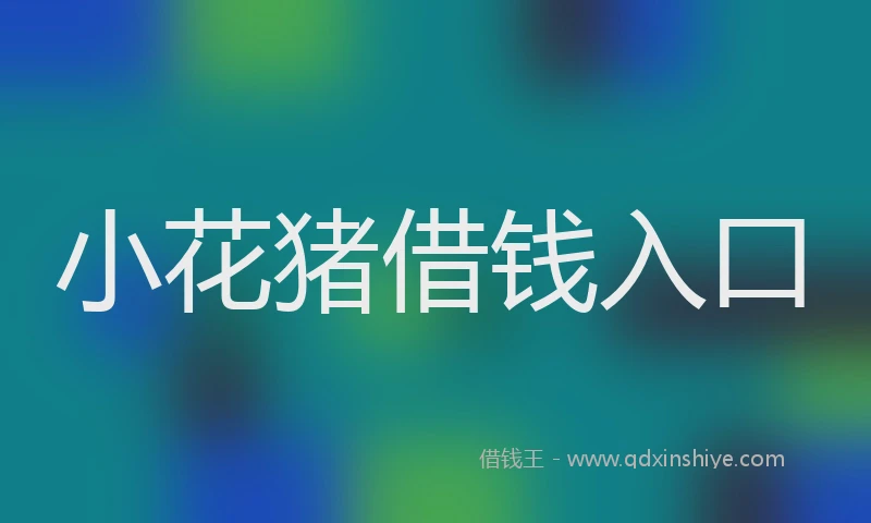 小花猪借钱入口