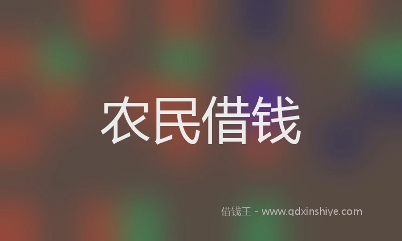 农民借钱