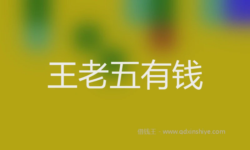 王老五有钱