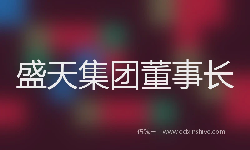 盛天集团董事长