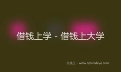 借钱上学 - 借钱上大学