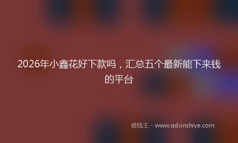 2026年小鑫花好下款吗，汇总五个最新能下来钱的平台