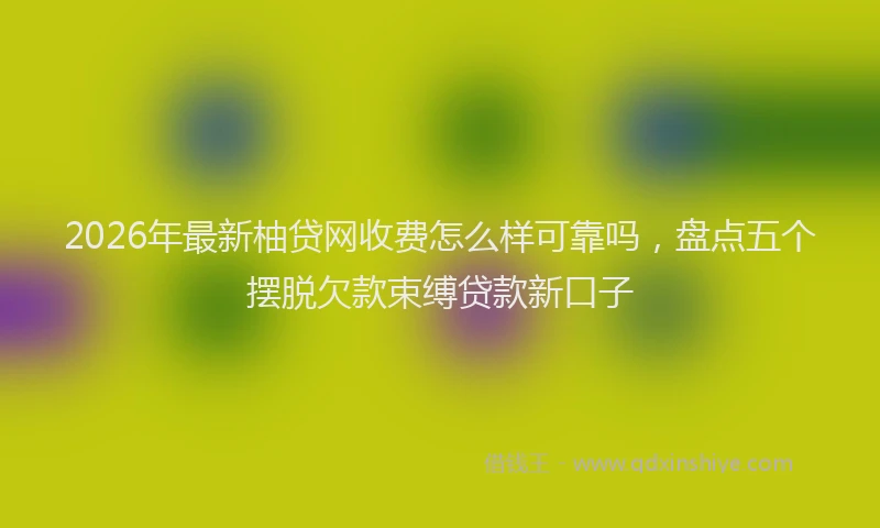 2026年最新柚贷网收费怎么样可靠吗，盘点五个摆脱欠款束缚贷款新口子