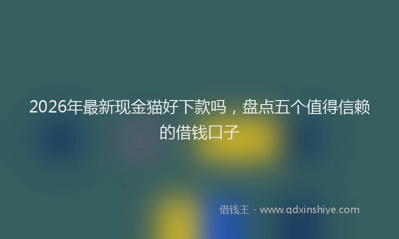 2026年最新现金猫好下款吗，盘点五个值得信赖的借钱口子
