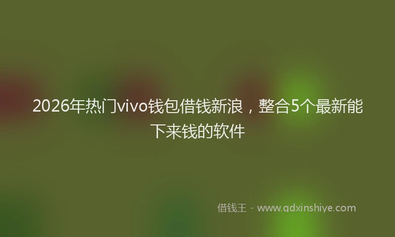 2026年热门vivo钱包借钱新浪，整合5个最新能下来钱的软件