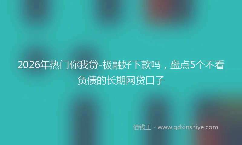 2026年热门你我贷-极融好下款吗，盘点5个不看负债的长期网贷口子