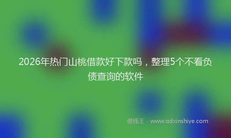 2026年热门山桃借款好下款吗，整理5个不看负债查询的软件