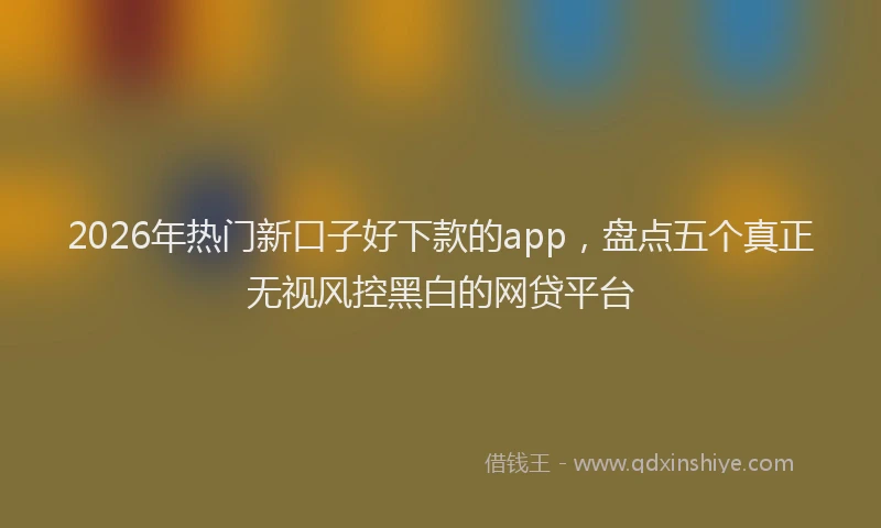 2026年热门新口子好下款的app，盘点五个真正无视风控黑白的网贷平台