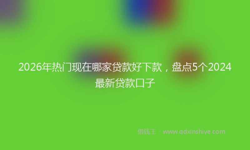2026年热门现在哪家贷款好下款，盘点5个2024最新贷款口子