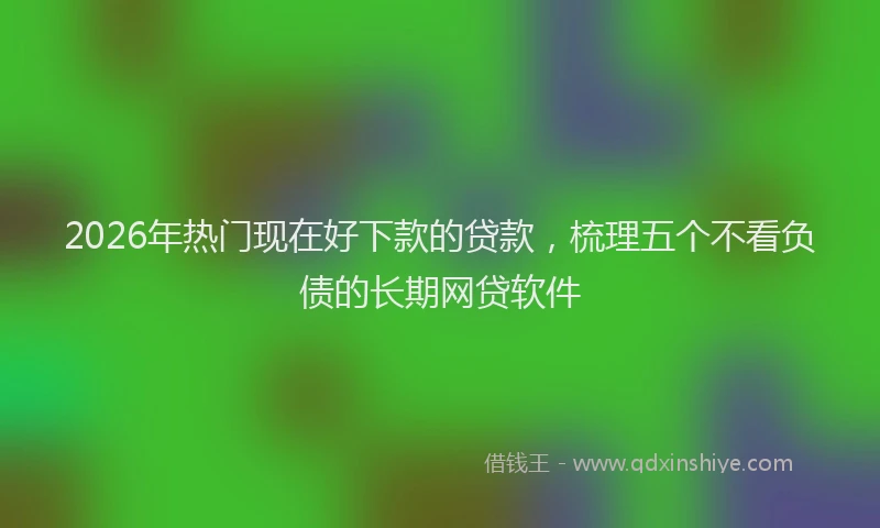 2026年热门现在好下款的贷款，梳理五个不看负债的长期网贷软件