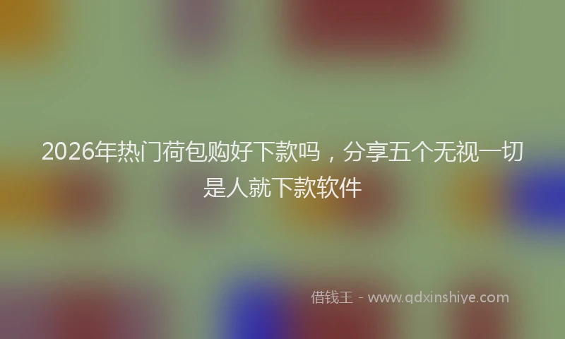 2026年热门荷包购好下款吗，分享五个无视一切是人就下款软件