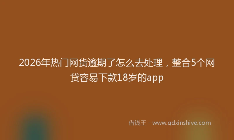 2026年热门网货逾期了怎么去处理，整合5个网贷容易下款18岁的app