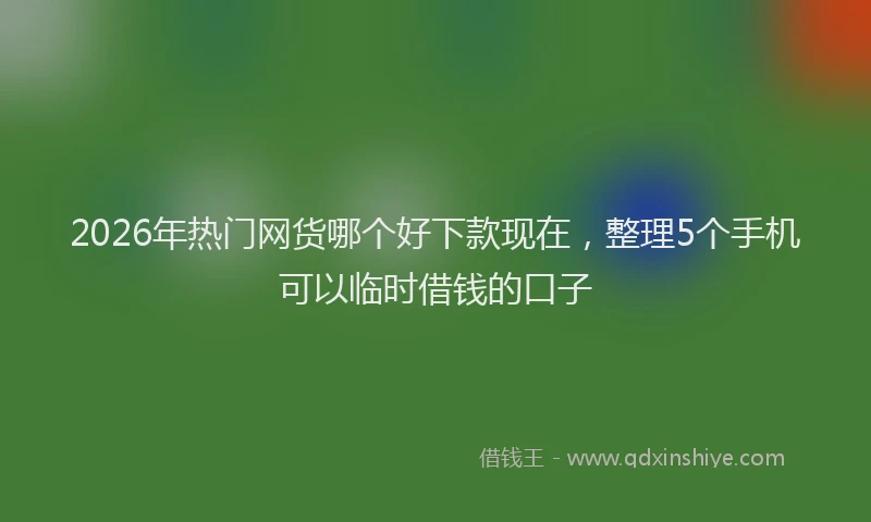 2026年热门网货哪个好下款现在,整理5个手机可以临时借钱的口子