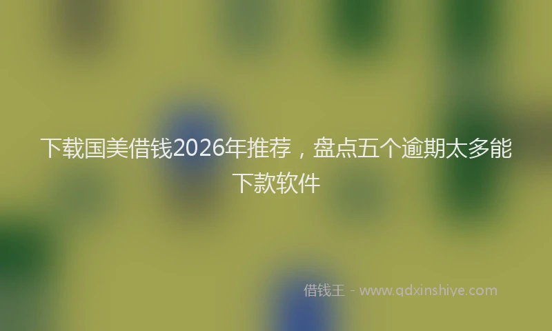 下载国美借钱2026年推荐，盘点五个逾期太多能下款软件